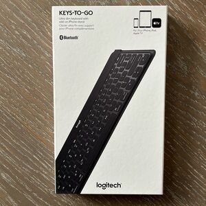 Logitech Keys-To-Go Super-Slim, Super-Light Bluetooth Keyboard - iPhone, iPad